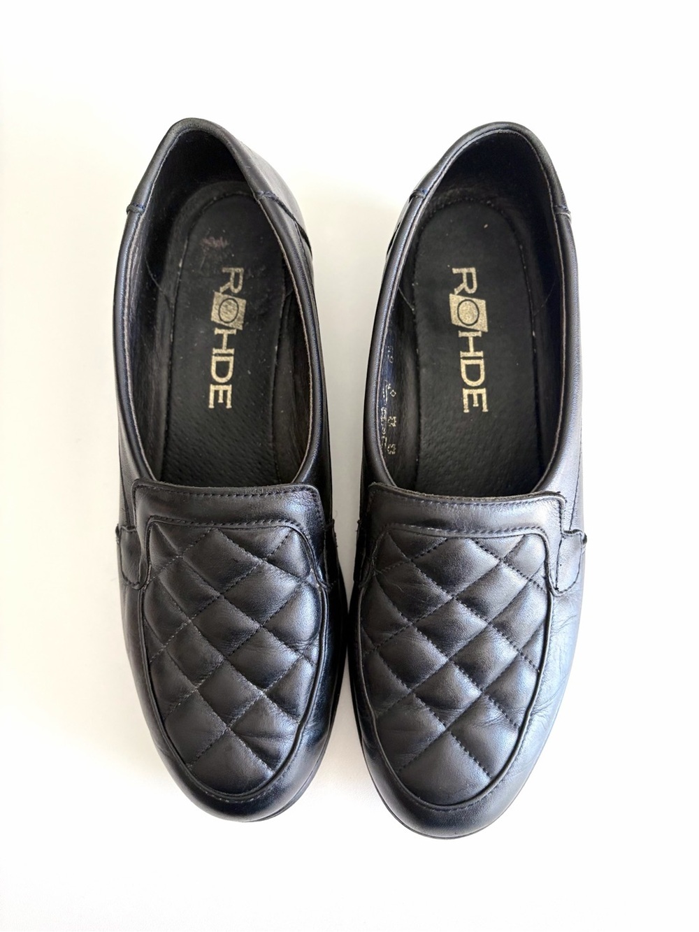 Vintage Rohde Made in Germany Leather Loafers - Old Money - Size 6.5 - Picture 3 of 6
